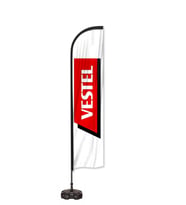 Vestel Logolu Yelken Bayrak Set
