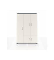 Arges Gardrop 7 Raflı 5 Kapaklı Tek Askılı 132x30x195 Antrasit-Aytaşı