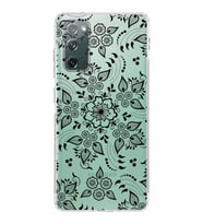 Samsung Galaxy S20 FE  Kamera Korumalı Kapak Nostalji Desen Tasarımlı  Şeffaf  Kılıf