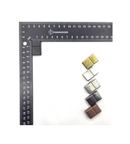 5x15 MM DERİ BİLEKLİK KİLİTİ MIKNATISLI KİLİT (10 ADET) (Siyah)