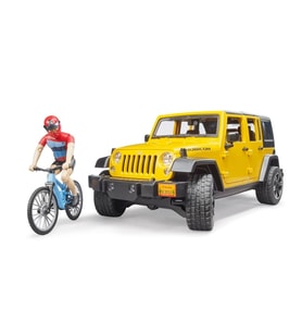 Jeep W. Rubicon & Bisiklet Ve Sürücüsü