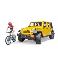 Jeep W. Rubicon & Bisiklet Ve Sürücüsü