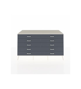 Kronos Konsol 10 Çekmeceli  176x59x99 Aytaşı-Aytaşı/Antrasit