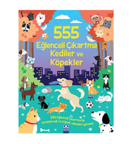 555 Eğlenceli Çıkartma Kediler ve Köpekler Altın Kitaplar