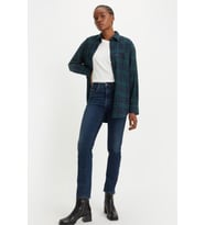 Levi's Kadın 724 Yüksek Belli Düz Kot Pantolon - 18883-0208 (Lacivert)