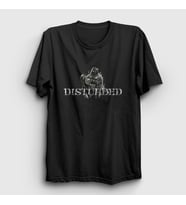 Presmono Unisex Siyah Death Disturbed T-Shirt 60971tt