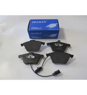 AUDI A4- 05/08; ÖN FREN BALATASI 2,0TFSI/2,7TDI(2KABLOLUDİSK)(155.2x72.7x19.3/15;6.4x73x19.3(BRAMAX)
