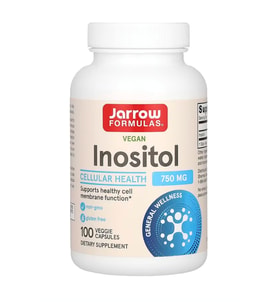 Jarrow Formulas, Vegan Inositol, (ÖSG ÖZEL SPORCU GIDALARI) 750 mg, 100 Veggie Capsules.3943