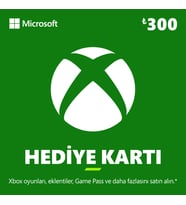 Microsoft Xbox Hediye Kartı 300 TL