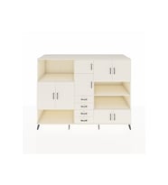Kronos Dolap 9 Raflı 4 Çekmeceli 8 Kapaklı 220x59x163 Aytaşı-Aytaşı