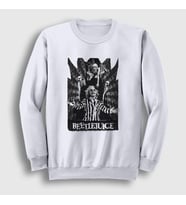 Presmono Unisex Beyaz Graveyard Tim Burton Film Beetlejuice Sweatshirt 452890tt