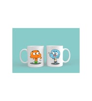 Gumball Darwin 2'li Set Baskılı Kupa Bardak