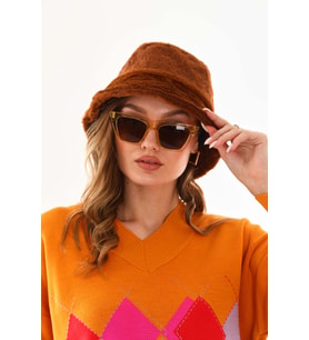 Peluş Bucket Kova Şapka