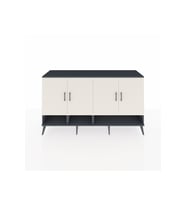 Kronos Konsol 6 Raflı 4 Kapaklı 176x59x99 Antrasit-Aytaşı