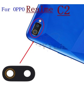 Oppo Realme C2 Arka Kamera Camı Lens Yapışkanlı