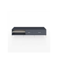 Hyperion TV Ünitesi Tek Raflı 2 Çekmeceli  220x44x51 Antrasit-Aytaşı/Antrasit