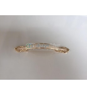 Antik Krem Kaplama Desenli 96 Mm. Kulp