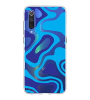 Xiaomi Mi 9 Uyumlu Kapak Renkli Desen Tasarımlı Şeffaf Silikon Kılıf