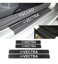 Vectra Karbon Kapı Eşiği Kaplama Sticker Yapıştırma (4 Adet) zz161