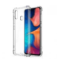 Blogy Galaxy A20 ile Uyumlu Crystal Fit Kılıf Crystal Clear