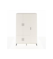 Hyperion Dolap 7 Raflı 5 Kapaklı Tek Askılı 132x44x195 Aytaşı-Aytaşı/Çam