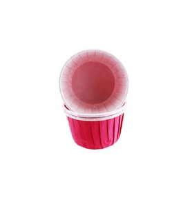 Cupcake Kalıbı Orta Boy Düz Renk  50*39 MM (100 Adet)  Fuşya