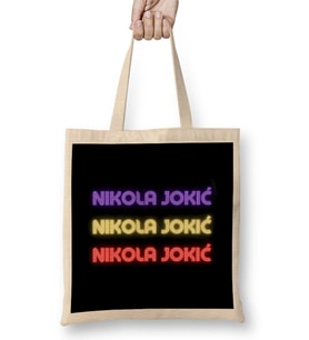 Nikola Jokic - Basketball gifts Vintage Retro Rainbow Quotes For BOYS AND Dad Bez Çanta Uzun Saplı