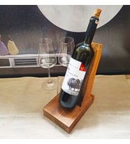 Batu Wood Art -  Slant Wine - Ahşap Şaraplık