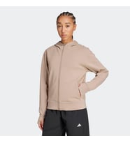 adidas JX7311 D4T FZ HOODIE Kadın Sweatshirt (Bej)