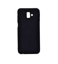 Samsung Galaxy J6 Plus Uyumlu Kılıf Zore Premier Silikon Kapak (Mürdüm)