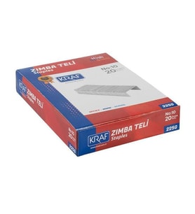 Kraf Zımba Teli No:10 1000'li 20 Kutu 