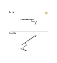 iPhone 16 Pro Şebeke Anteni Sinyal Kablosu Koaksiyel Anten Kablosu Fleksi Wifi film kablosu anten kablosu
