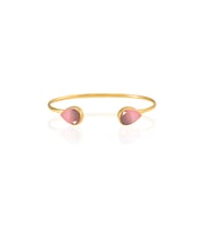 Kadir Jewellery 22 Ayar Altın Kaplama El İşçiliği Zirkon Taşlı Kadın Charm Bileklik