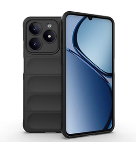Realme C61 Kılıf Esnek TPU Oyuklu Arka Yüzey Tasarımlı Zore Etnik Silikon Kapak