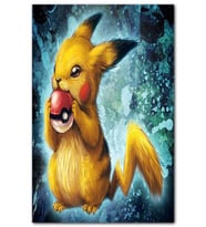 Cakatablo Pikachu Çizim MDF Tablo