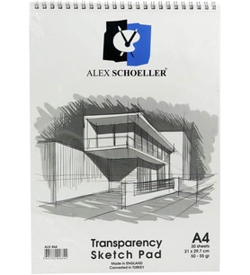 SCHOELLER A.ESK.BLK.050.04 SPİRALLİ.ESKİZ BLOK.50/55gr.A4 30.LU ALX-864