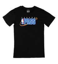 NBA League Pass Siyah Tişört