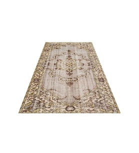 Yün&Pamuk El Yapımı Eskitme Halı 149x270 cm 8761