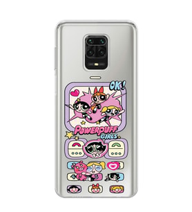 Redmi Note 9 Pro / 9s Uyumlu Powerpuff Girls Tasarımlı Şeffaf Telefon Kılıfı