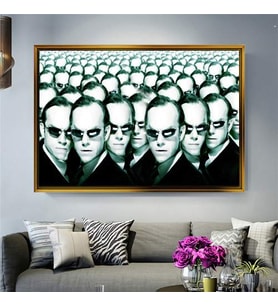 Altın Çerçeveli dekoratif tablo a914 (Gold)