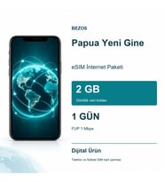 Papua Yeni Gine eSIM İnternet Paketi Günlük 2 GB 1 Gün - FUP 1 Mbps