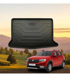 Dacia Sandero 2008–2020 Uyumlu 3D Bagaj Havuzu Premium