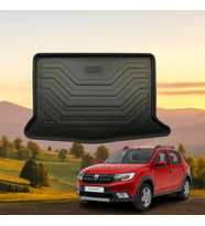 Dacia Sandero 2008–2020 Uyumlu 3D Bagaj Havuzu Premium