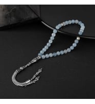 Akuamarin Doğal Taş Tesbih 33lük - 6mm (Çok Renkli)