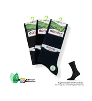 DÜNDAR PLUS 4780 ERKEK BAMBU 4 MEVSİM ÇORAP 12 ADET (Siyah)