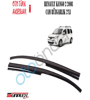 Renault Kango 2 2008 Ve Üstü Mugen Cam Rüzgarlığı Ön (Siyah)