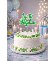 Pasta Süsleme Seti Türkçe Alıntı Koleksiyonu - İyiki doğdun