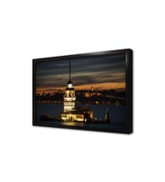 İstanbul Kız Kulesi Çerçeveli Cam Tablo
