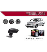 Hyundai Accent Era Araca Özel Kol Dayama Kolçak 2006-2011 Arası Niken (Siyah)