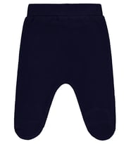 Civil Baby M Baskılı 1-9 Ay Tek Alt Bebe - Lacivert 6-9 Ay (Koyu Lacivert)